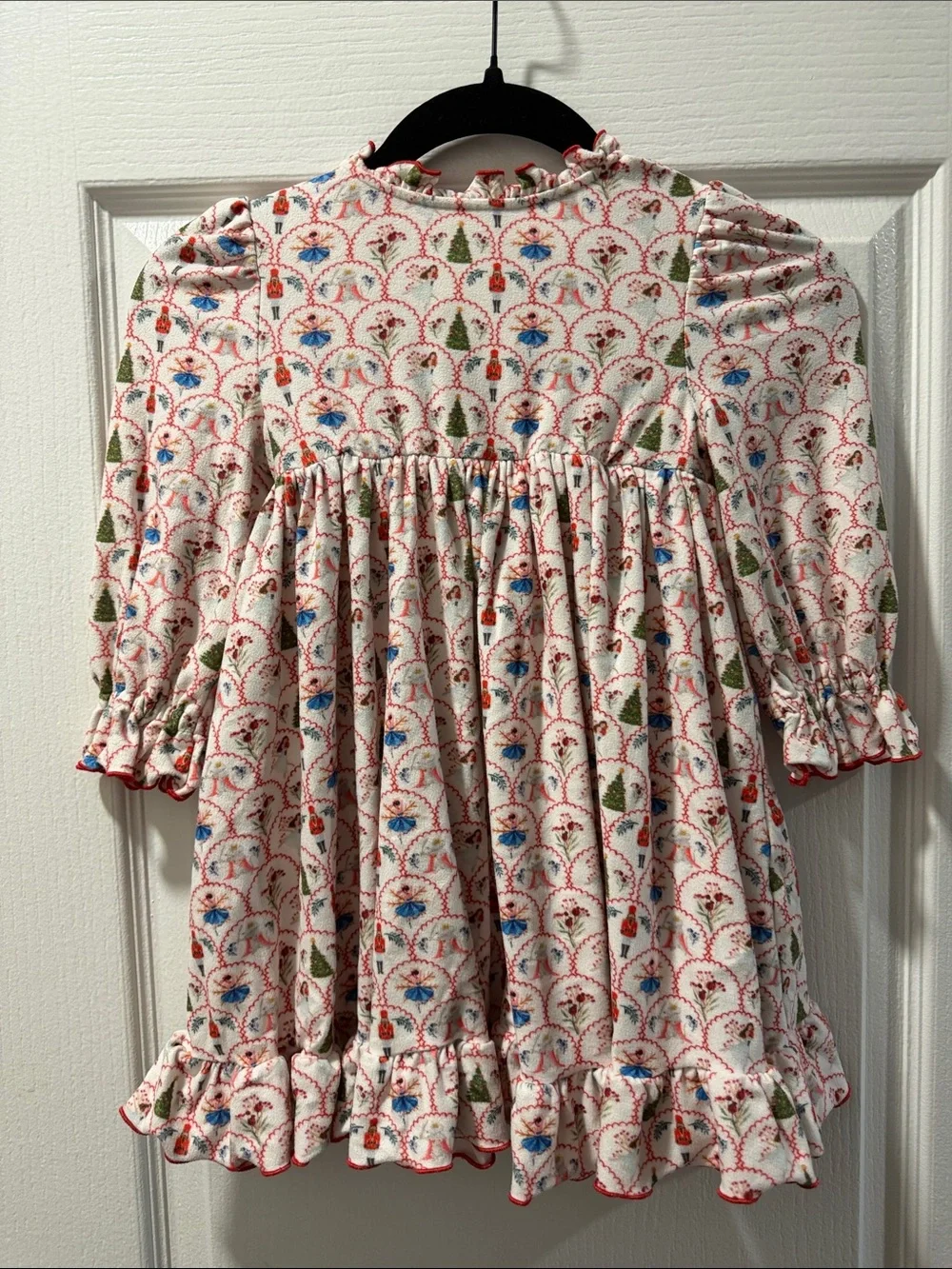 Swoon Baby Floral Button-Front Ruffle Dress Size 4
